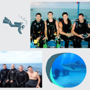 Pictures of Pastor Abe Scuba Diving